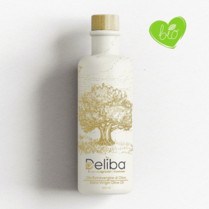 Deliba evo oil white ceramic bottle