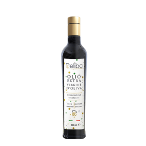 Deliba Extra Virgin Olive Oil 500 ml bottle with anti-rabble cap